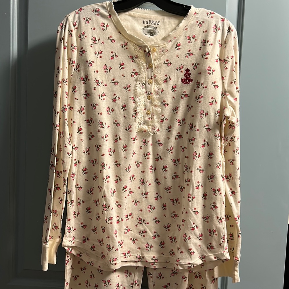at Ralph Lauren sleeping wear set! On sale